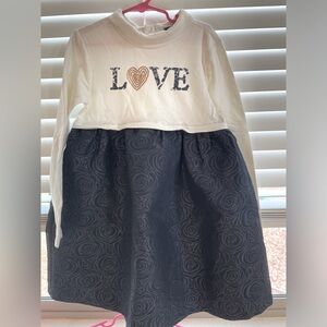 Chicco little girl rose print stain dress /Size 8